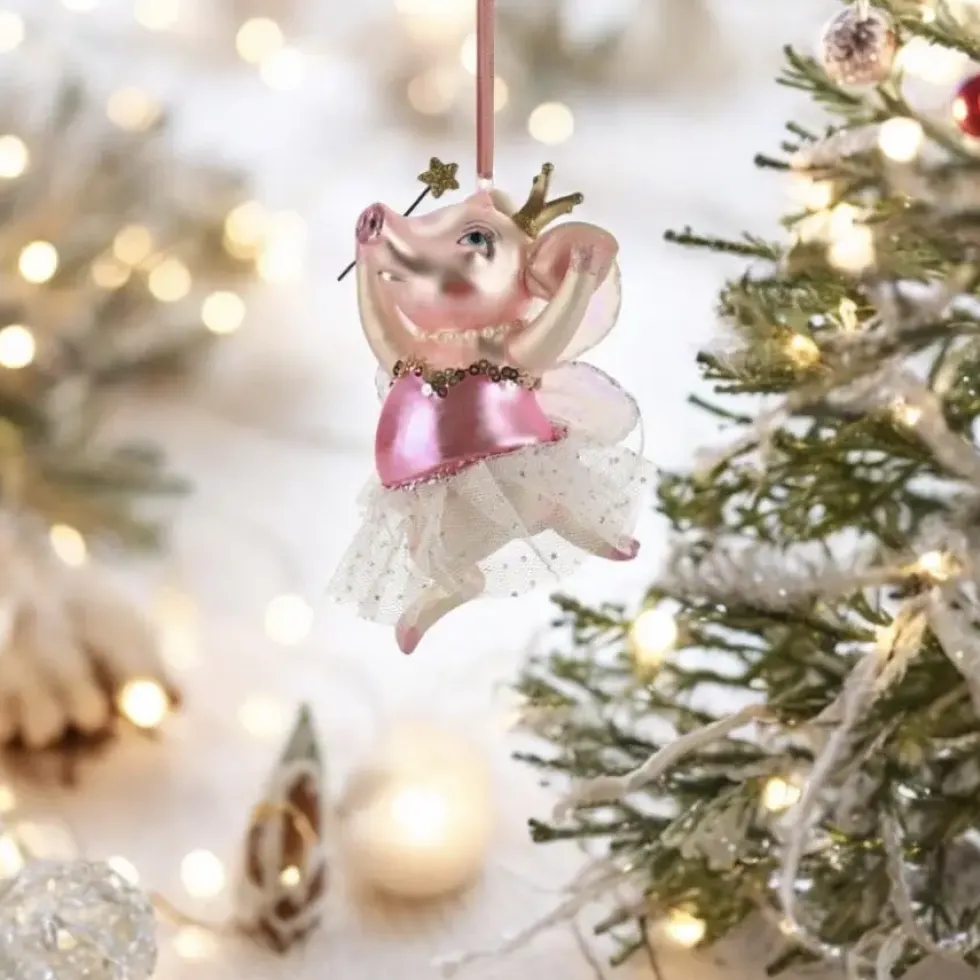 Weihnachtsbaumschmuck SCHWEINCHEN GiftCompany H 12 cm
