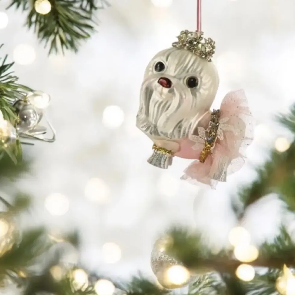 Weihnachtsbaumschmuck SHIH TZU GiftCompany H 11 cm