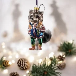 Weihnachtsbaumschmuck WASCHBÄR GiftCompany H 13 cm