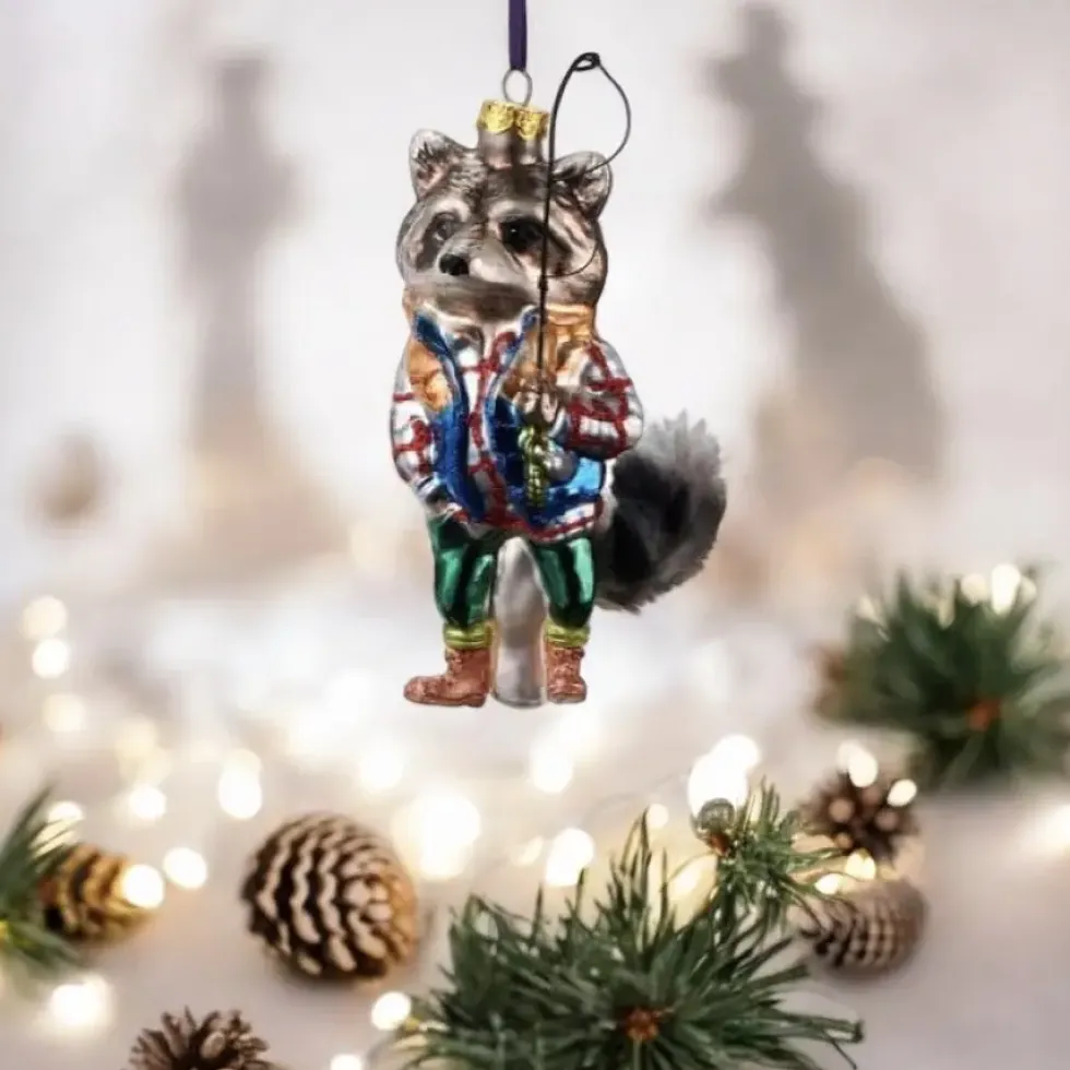 Weihnachtsbaumschmuck WASCHBÄR GiftCompany H 13 cm