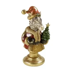 Weihnachtsdeko Büste Werner Voß ZEBRA mit Tanne Höhe 25 cm