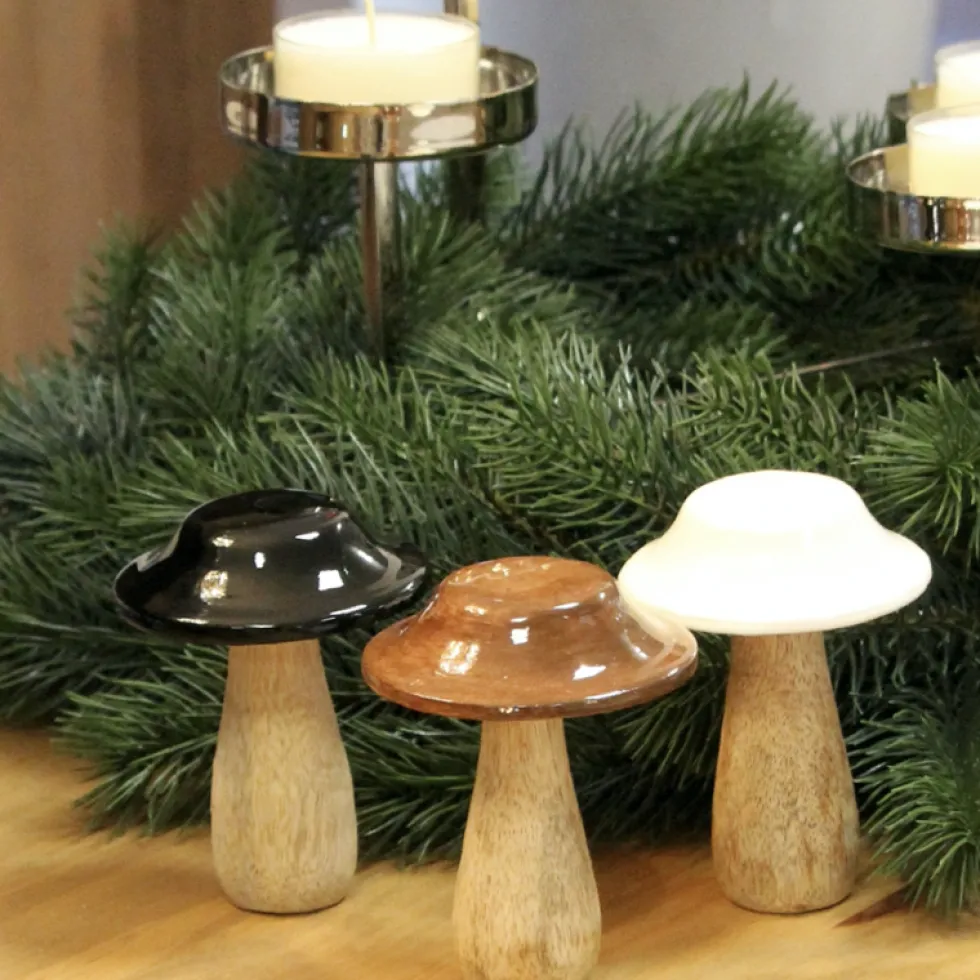 Weihnachtsdeko Dekopilz GiftCompany Höhe 10 cm