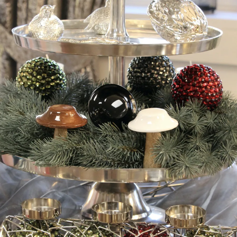Weihnachtsdeko Dekopilz GiftCompany Höhe 10 cm