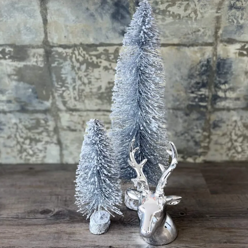Weihnachtsdeko Deko Tannenbaum beschneit H 45 cm