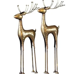 Weihnachtsdeko Metall Hirsch Knut Casablanca Höhe 85 cm