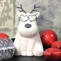 Weihnachtsdeko NERDY Rentier GiftCompany Höhe 16 cm