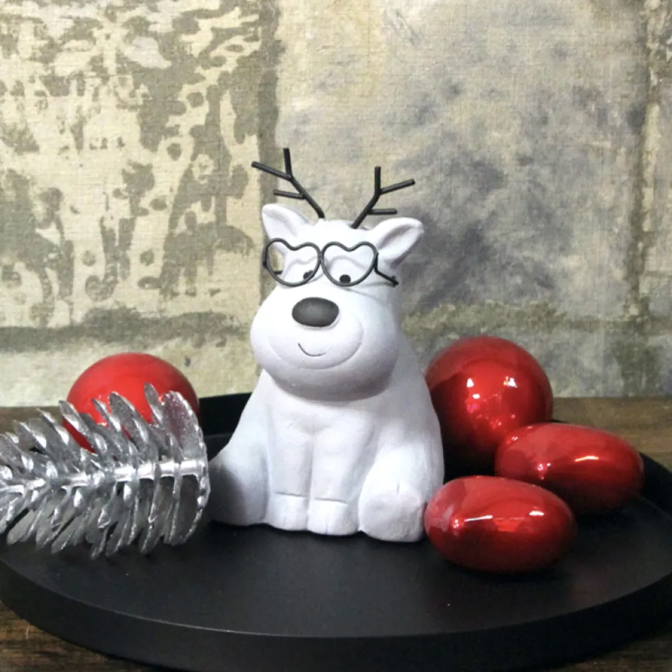 Weihnachtsdeko NERDY Rentier GiftCompany Höhe 16 cm