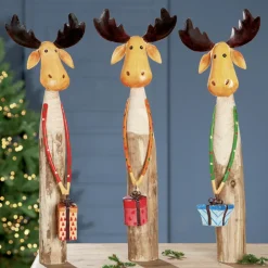 Weihnachtsdeko Rentier Comet 3er-Set Casablanca