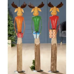 Weihnachtsdeko Rentier Comet 3er-Set Casablanca