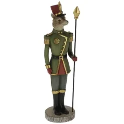 Weihnachtsfigur Fuchs mit Lanze Werner Voß Höhe 33 cm