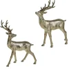 Weihnachtsfigur Hirsch champagner Werner Voß
