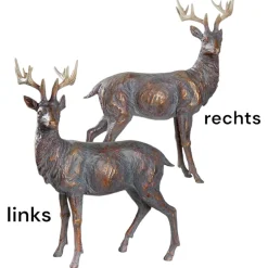 Weihnachtsfigur Hirsch Hgrid Höhe 43 cm