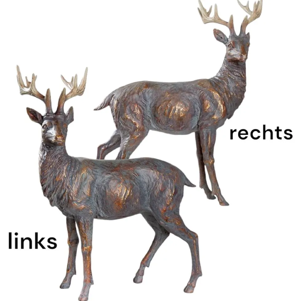 Weihnachtsfigur Hirsch Hgrid Höhe 43 cm