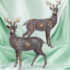 Weihnachtsfigur Hirsch Hgrid Höhe 43 cm