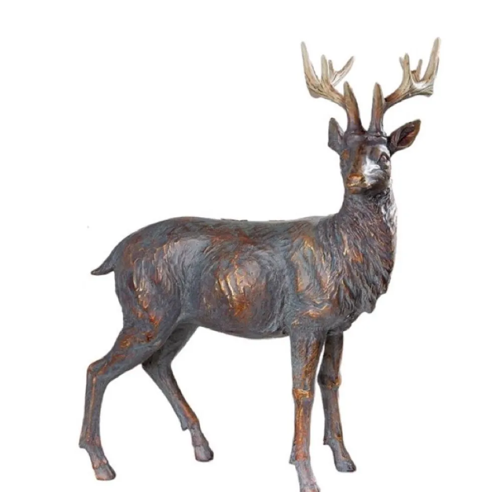 Weihnachtsfigur Hirsch Hgrid Höhe 43 cm