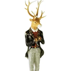 Weihnachtsfigur Hirsch im Frack Werner Voß