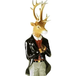 Weihnachtsfigur Hirsch im Frack Werner Voß