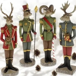 Weihnachtsfigur HIRSCH MIT BÄR Werner Voß Höhe 37 cm