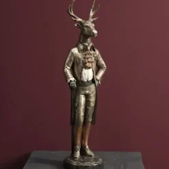 Weihnachtsfigur Hirsch Mr. Edel Werner Voß Höhe 54 cm