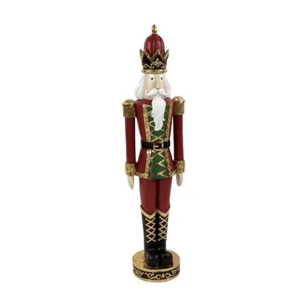 Weihnachtsfigur Nussknacker rot Werner Voß Höhe 102 cm