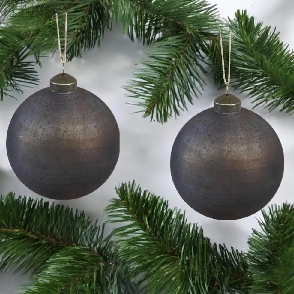 Weihnachtskugel 2er-Set ANTIGUA Casablanca ø 10 cm