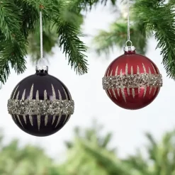 Weihnachtskugel 2er-Set FUNKY Casablanca ø 10 cm