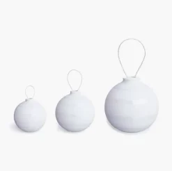 Weihnachtskugel 3er Set Omaggio perlmutt Kähler