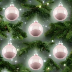 Weihnachtskugel Opal GiftCompany blush ø 8 cm 6er Set