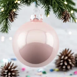 Weihnachtskugel Opal GiftCompany blush ø 8 cm 6er Set