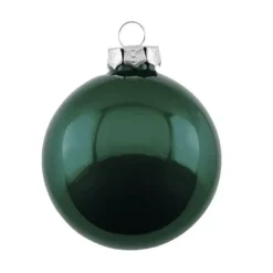 Weihnachtskugel Opal GiftCompany olive ø 8 cm 6er Set
