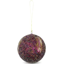 Weihnachtskugel Opium Feder mehrfarbig GiftCompany 10 cm