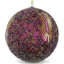 Weihnachtskugel Opium Feder mehrfarbig GiftCompany 10 cm