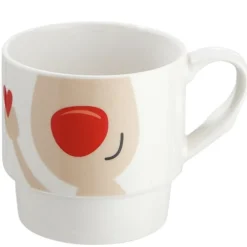 Weihnachtstasse Stapeltasse Elch 2er Set Casablanca