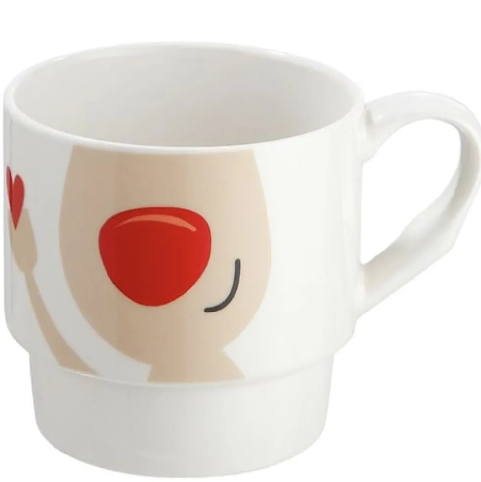 Weihnachtstasse Stapeltasse Elch 2er Set Casablanca
