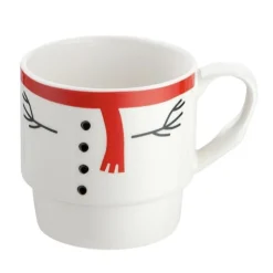 Weihnachtstasse Stapeltasse Schneemann 2er-Set Casablanca