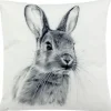 Werner Voß Outdoor Kissen Cute Bunny weiß 45×45 cm