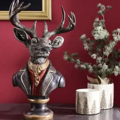Werner Voß Weihnachtsdeko Hirschbüste Arthur Höhe 58 cm