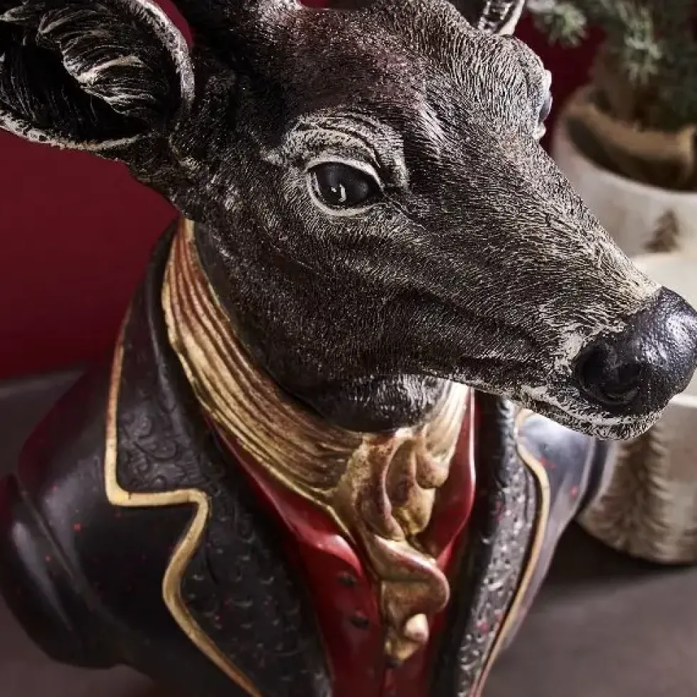 Werner Voß Weihnachtsdeko Hirschbüste Arthur Höhe 58 cm
