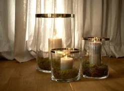 Windlicht Glas Molly Edzard H 18 cm