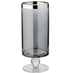 Windlicht Glas Stella dunkel Edzard Höhe 23 cm