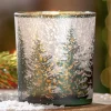 Windlicht Glas Tannenwald