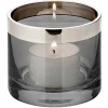 Windlicht Glas Zeus mit Platinrand Edzard