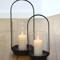 Windlicht Lantern schwarz Casablanca