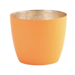 Windlicht Madras GiftCompany neonorange