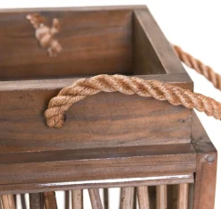 Windlicht Rattan Lucia
