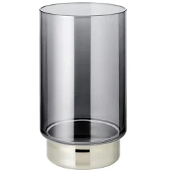 Windlicht Rauchglas Isla Edzard Höhe 21 cm