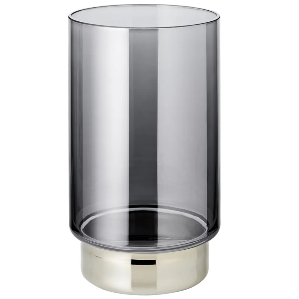 Windlicht Rauchglas Isla Edzard Höhe 21 cm