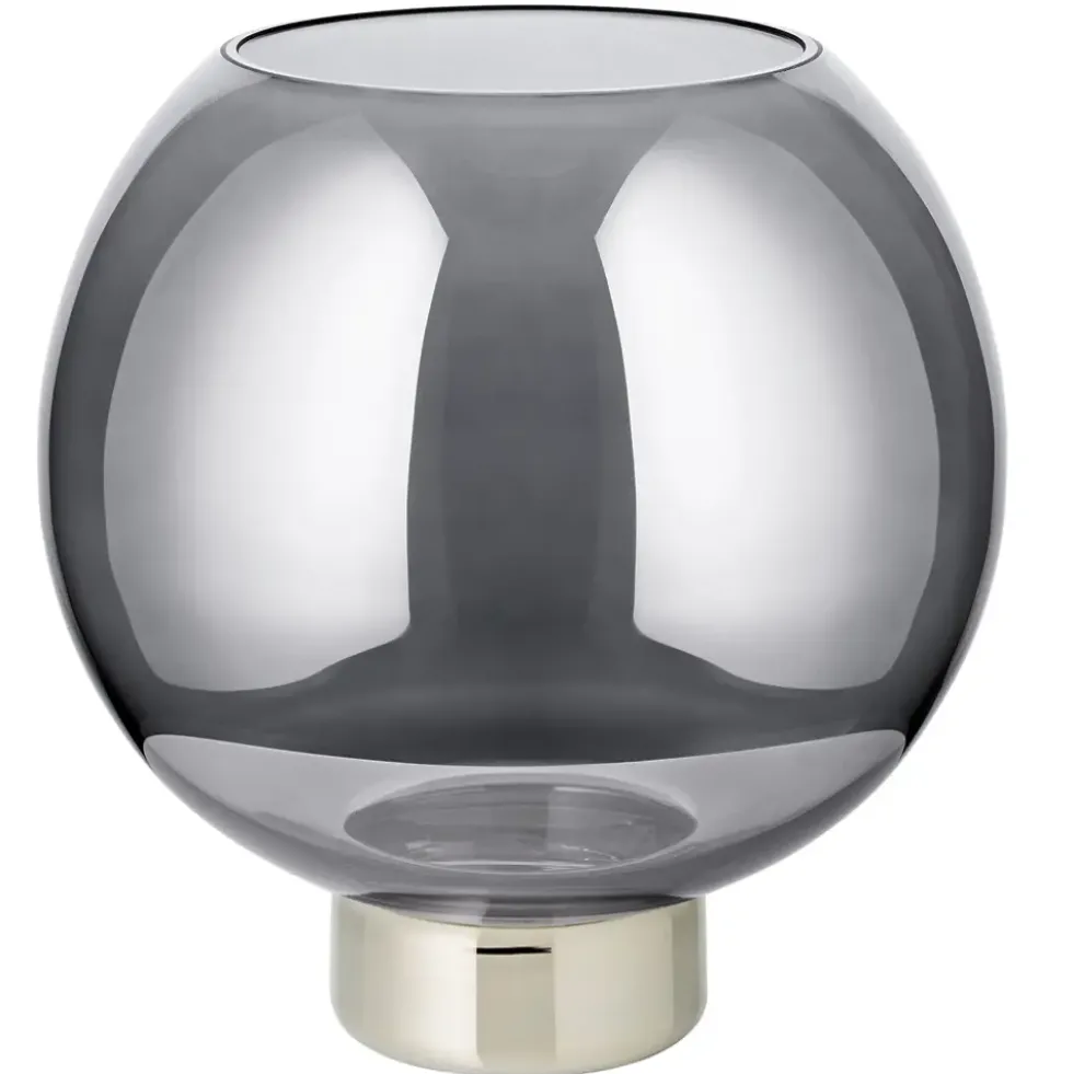 Windlicht Rauchglas Jack Edzard Höhe 21 cm