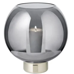 Windlicht Rauchglas Jack Edzard Höhe 21 cm
