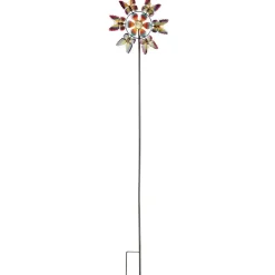 Windrad Garten Deko Metall SCHMETTERLING H 150 cm